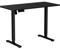 Homeville Hæve sænkebord sort 120x60cm