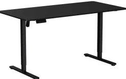 Homeville Hæve sænkebord sort 160x80cm