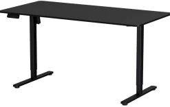Homeville Hæve sænkebord sort 160x80cm
