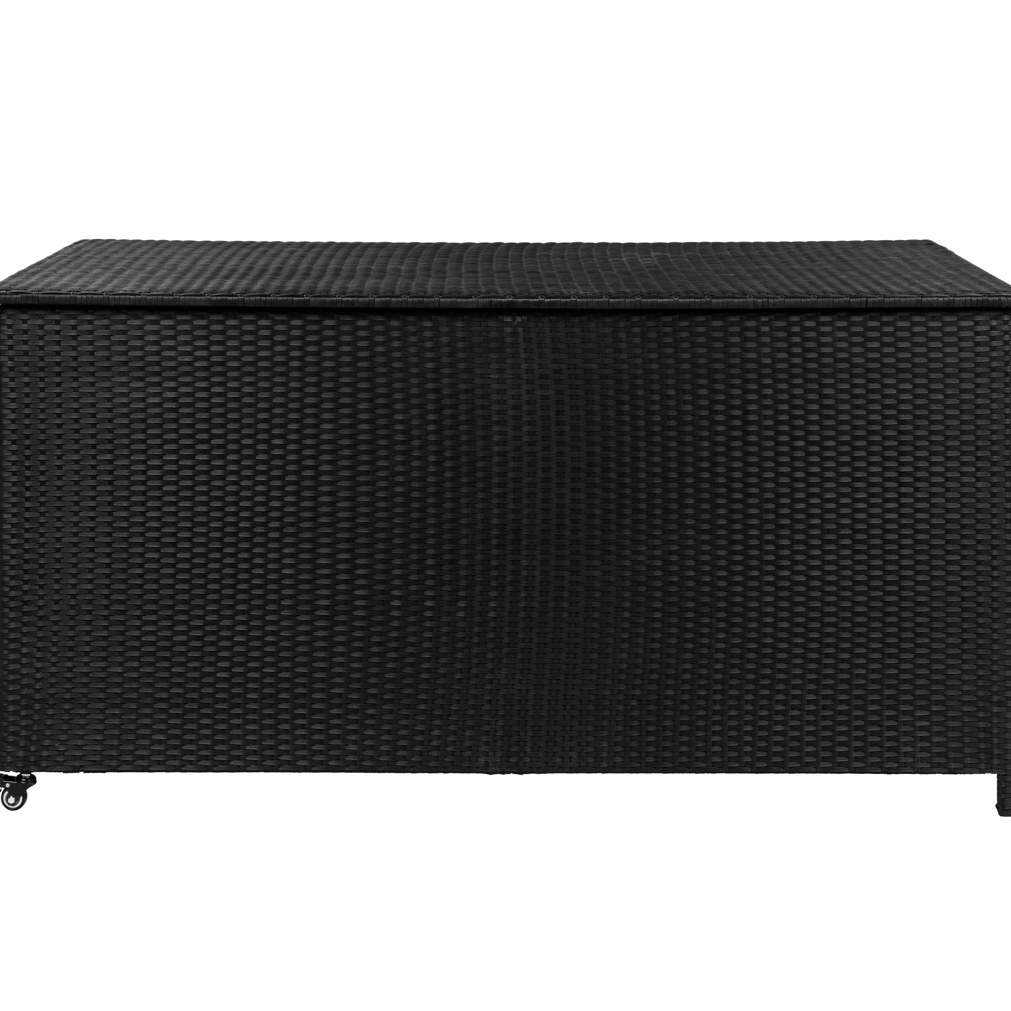 Homeville Hyndeboks med hjul 160x80x78cm sort