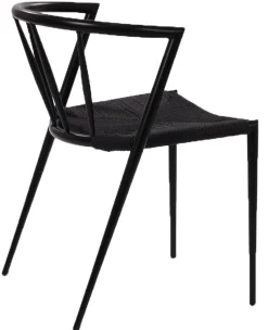 Homeville Isabella med fletsæde sort/sort