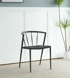 Homeville Isabella med fletsæde sort/sort