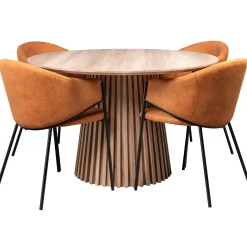 Homeville Jesi natur/Felicia suede cognac