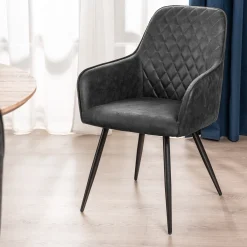 Homeville Jesi natur/Hanne suede sort