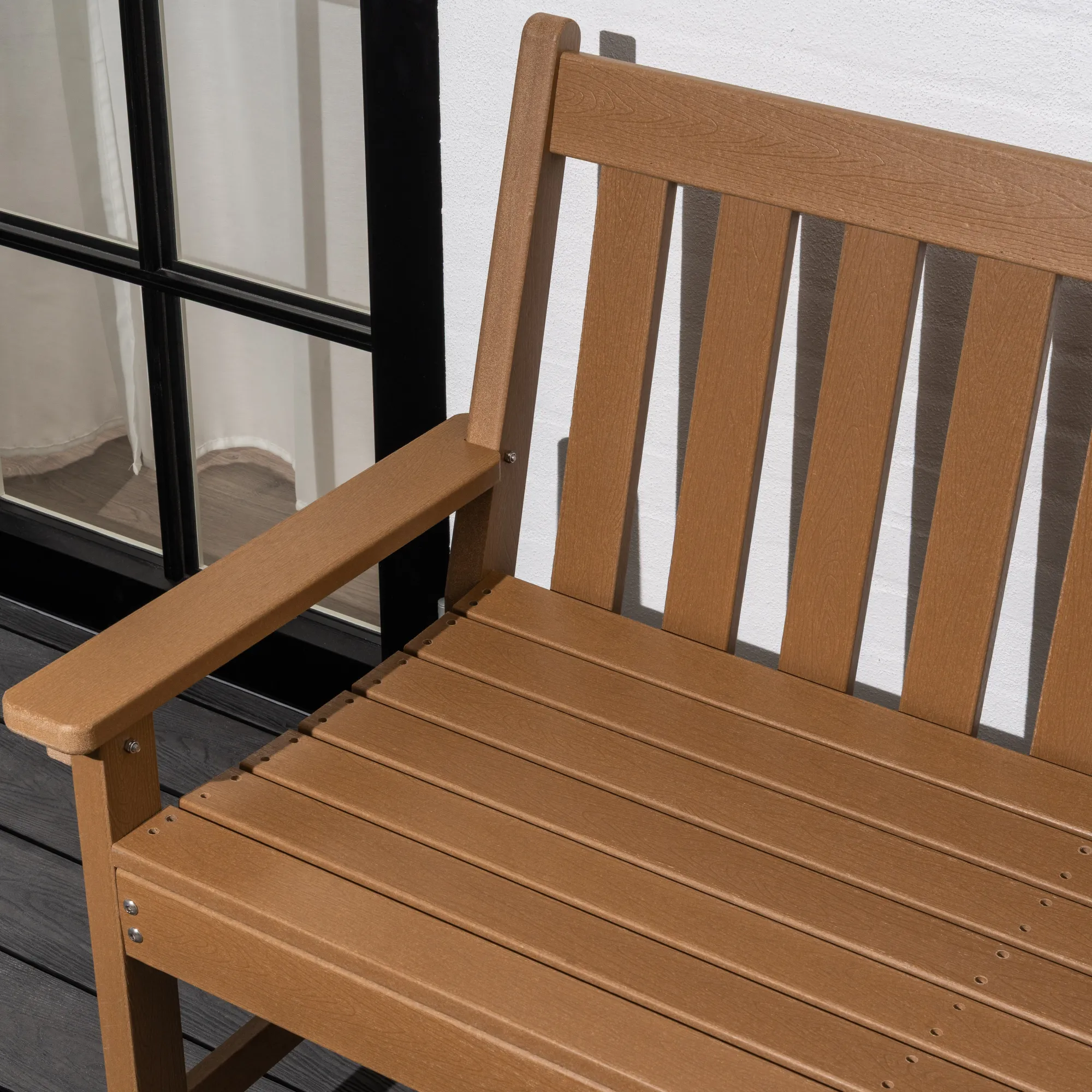 Homeville Komposit bænk teak