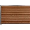 Workmann Komposithegn med 1 stolpe 120cm brun/grå