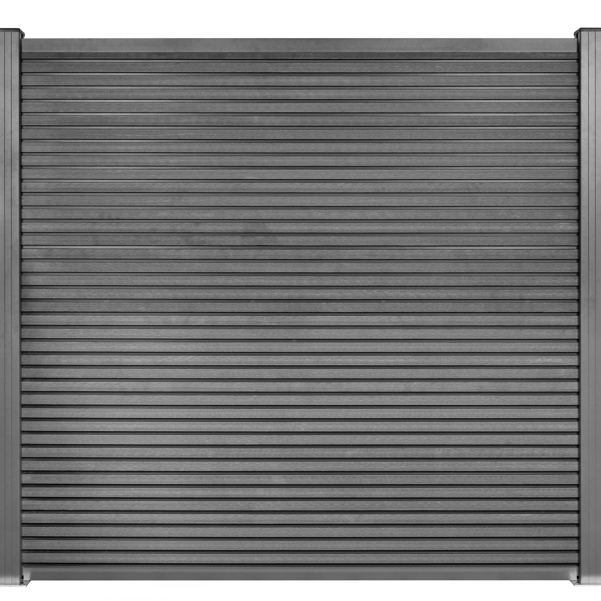 Workmann Komposithegn med 2 stolper 179x180cm antracitgrå/grå