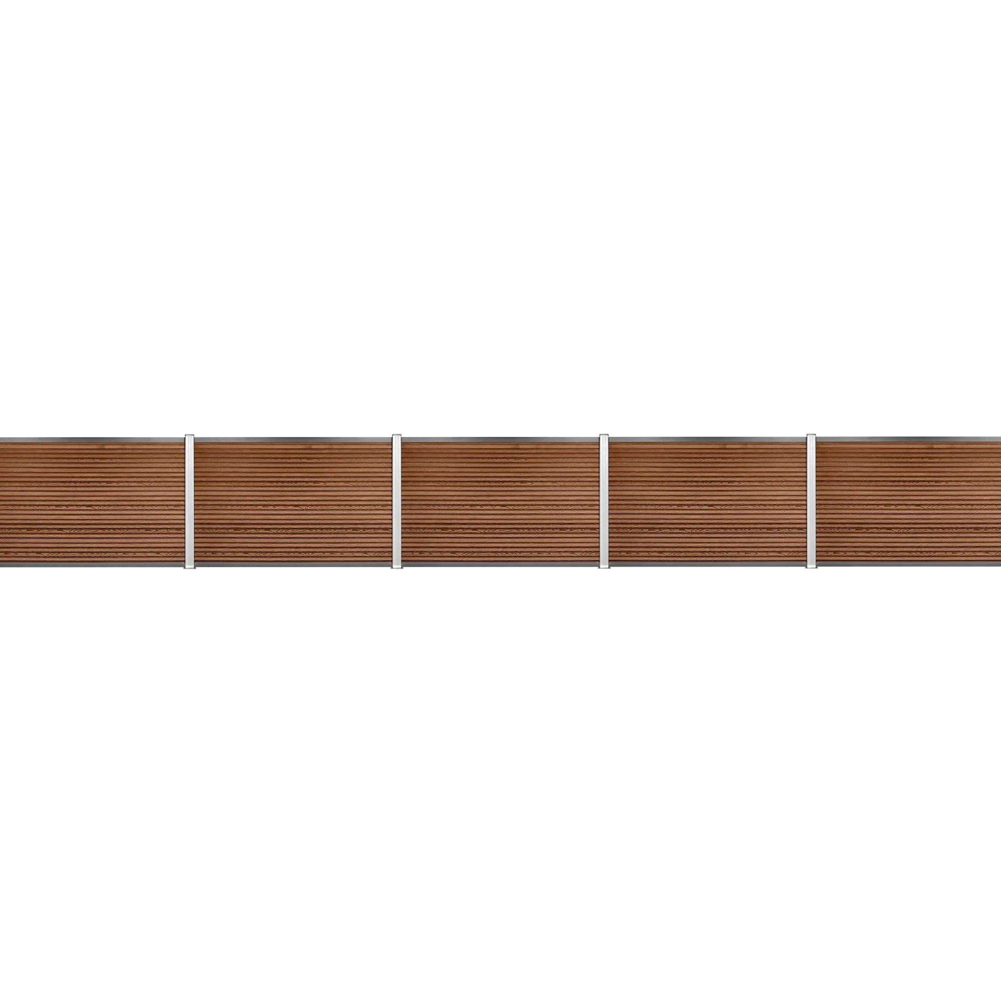 Workmann Komposithegnsæt 572x120cm brun/alu