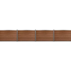 Workmann Komposithegnsæt 459x120cm brun/grå