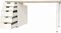 Homeville Kristiansund hvid 140x59x73cm