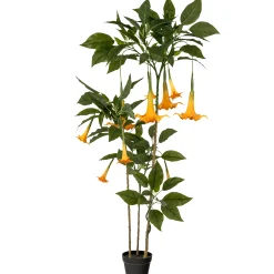 Homeville Kunstig Daturatræ orange 160 cm