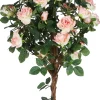 Homeville Kunstig Rosetræ lyserød 120 cm