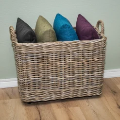 Homeville Kurv aflang med hjul 68x42x45cm
