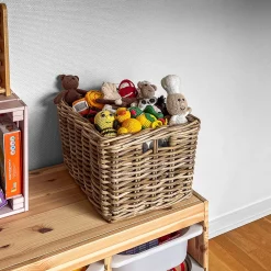 Homeville Kurv aflang med håndtag 43x33x26cm