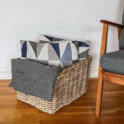 Homeville Kurv aflang med håndtag 50x40x30cm