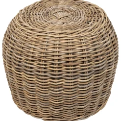 Homeville Kurvesæt rundt kubu rattan
