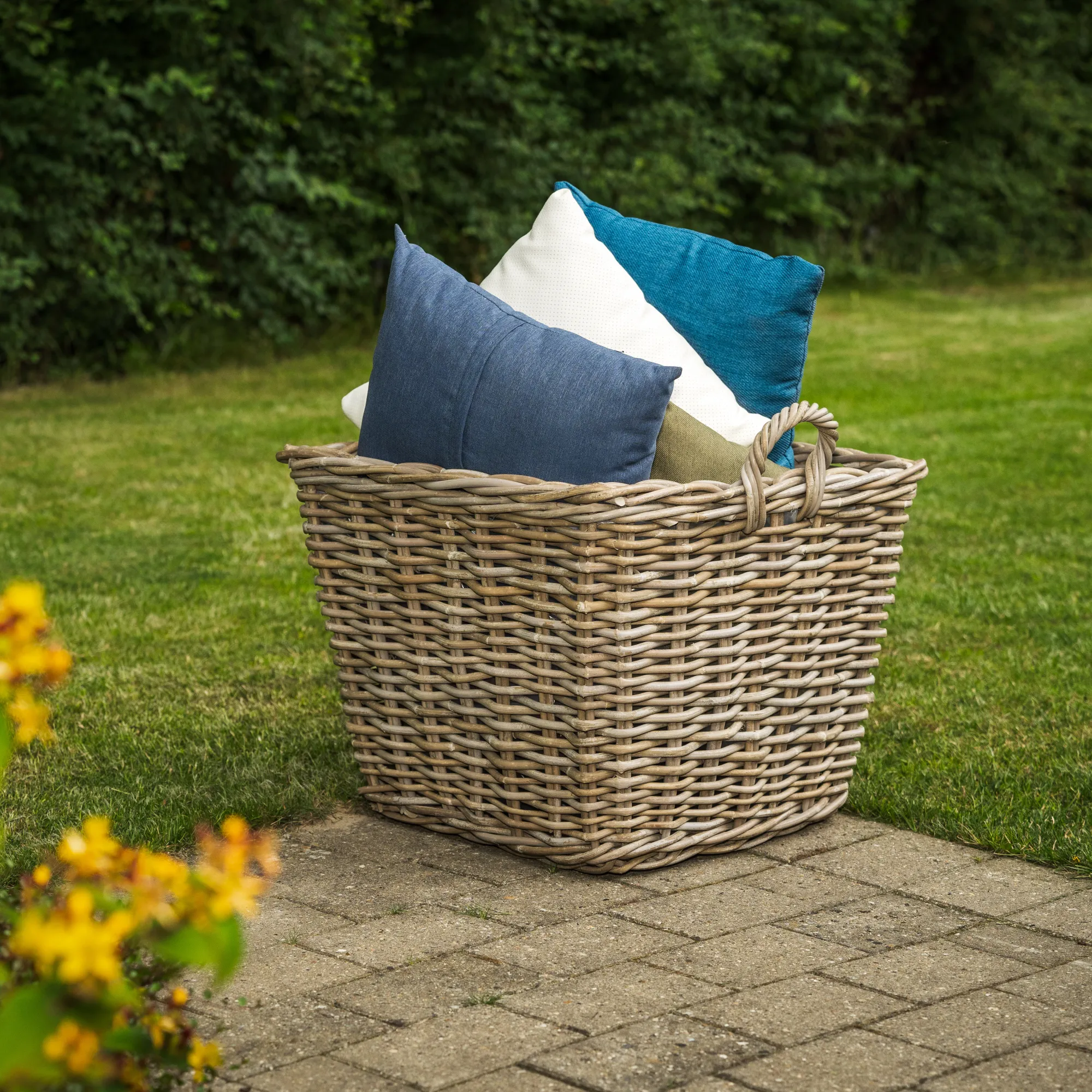 Homeville Kurv firkantet med håndtag 55x55x45cm