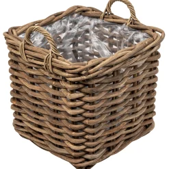 Homeville Kurv firkantet med håndtag 48x48x45cm