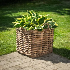 Homeville Kurv firkantet med håndtag 48x48x45cm