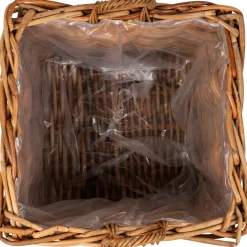 Homeville Kurv firkantet med håndtag 60x60x50cm