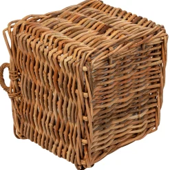 Homeville Kurv firkantet med håndtag 60x60x50cm