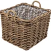 Homeville Kurv firkantet med håndtag 60x60x50cm