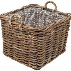 Homeville Kurv firkantet med håndtag 60x60x50cm