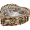 Homeville Kurv hjerteformet 33x35x10cm