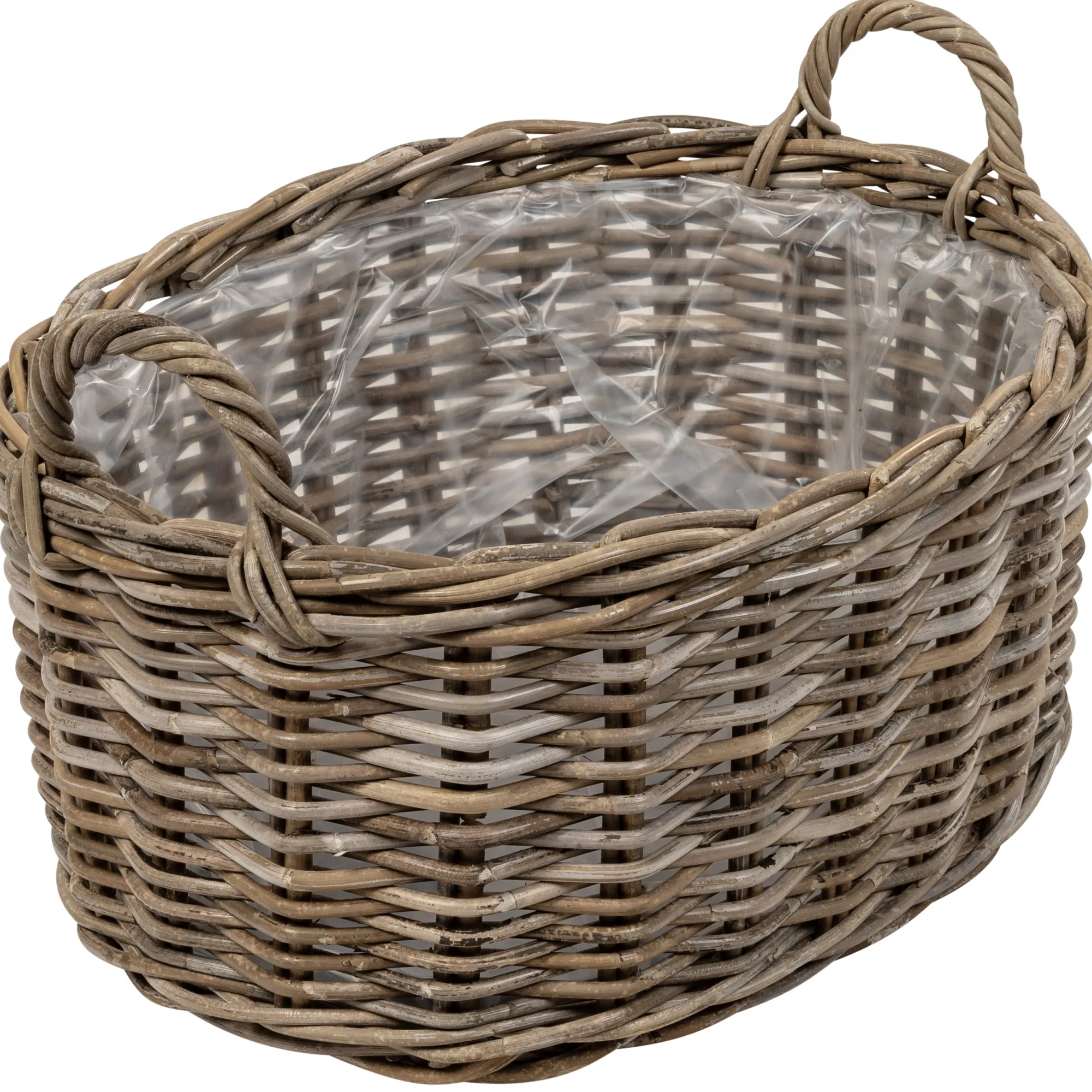 Homeville Kurv oval med håndtag 60x47x28cm