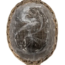Homeville Kurv oval med håndtag 60x47x28cm