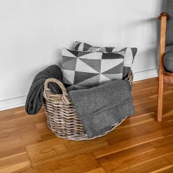 Homeville Kurv oval med håndtag 60x47x28cm