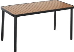 Homeville LaCroix havemøbelsæt sort/træ