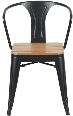 Homeville LaCroix havemøbelsæt sort/træ