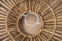 Homeville Lampeskærm natur kubu rattan ø38cm