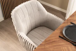 Homeville Laura med drejefunktion beige/sort
