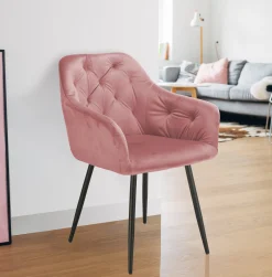 Homeville Lea velour rosa