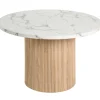Homeville Leon natur/hvid ø120x75cm