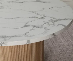 Homeville Leon natur/hvid ø120x75cm
