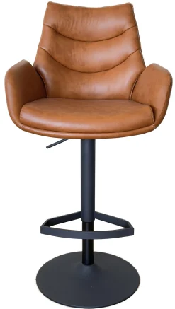 Homeville Lisa kunstlæder cognac/sort