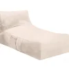 Homeville Lounge sækkestol stof creme