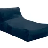 Homeville Lounge sækkestol stof mørkeblå