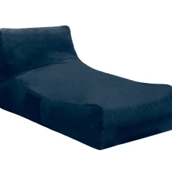 Homeville Lounge sækkestol stof mørkeblå