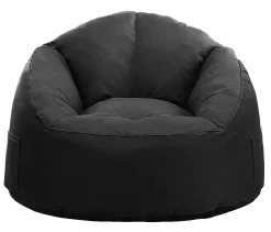 Homeville Lounge sækkestol stof sort
