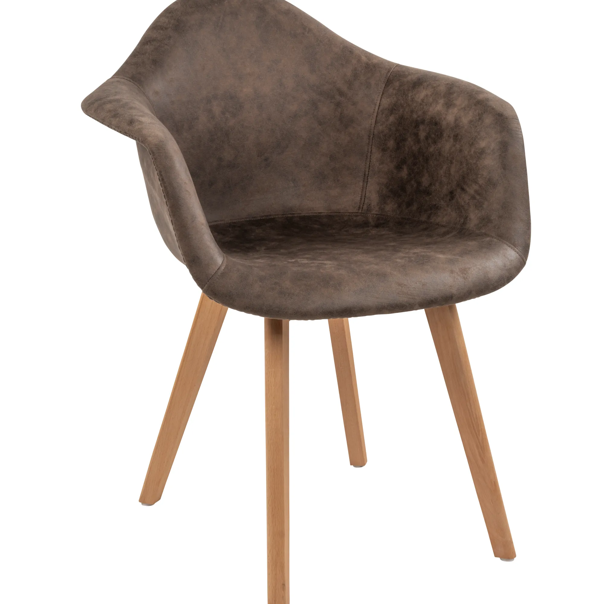 Homeville Lucas suede brun/natur