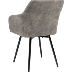 Homeville Lucy med drejefunktion suede grå