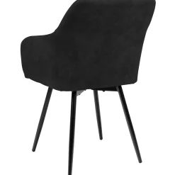 Homeville Lucy med drejefunktion suede sort