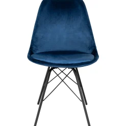 Homeville Mads velour blå/sort
