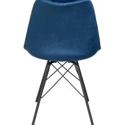 Homeville Mads velour blå/sort