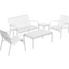 Homeville Malta med sidebord hvid