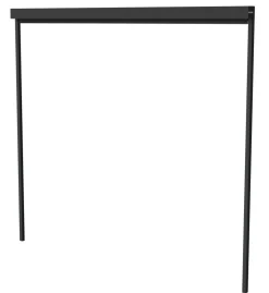 Essence Manuel sidevæg til pergola med lameltag antracitgrå